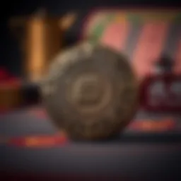 The intricate design of a Toto die showcasing its unique features.