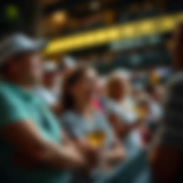 Fans enjoying the Wimbledon atmosphere