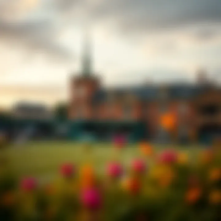 Historical view of Wimbledon grounds